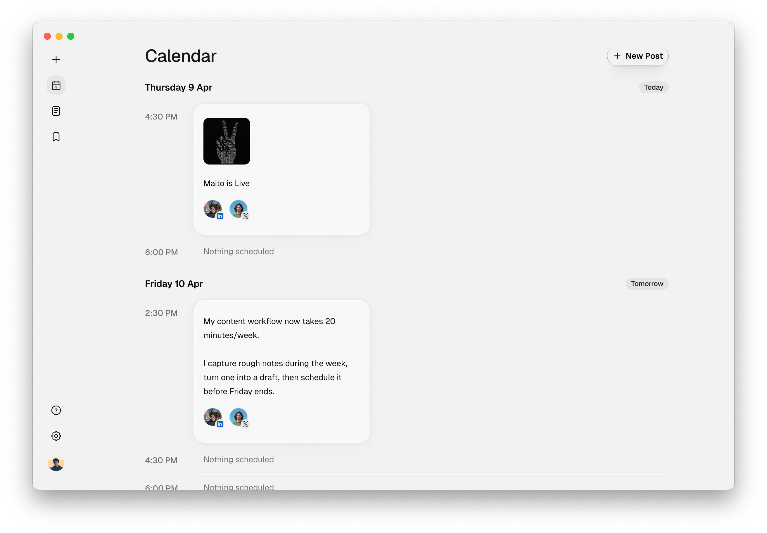 Maito app preview
