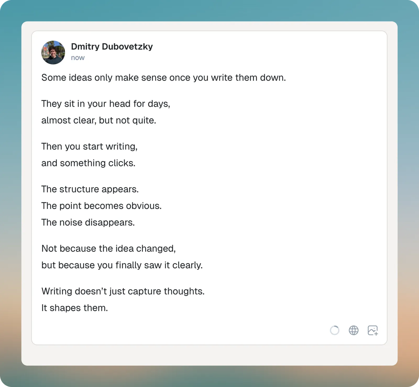 LinkedIn post preview